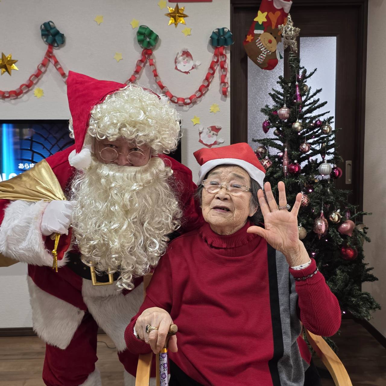サンタと記念撮影1
