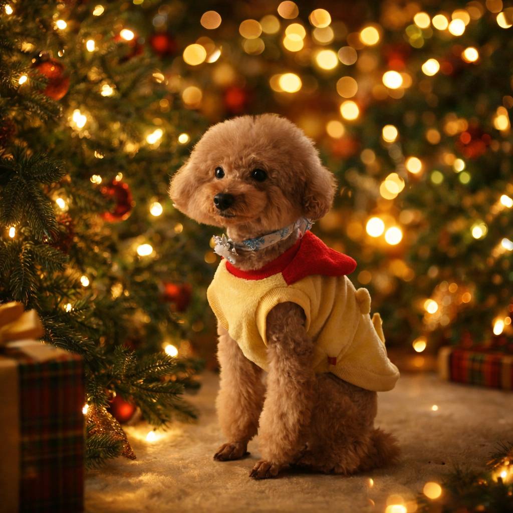 サンタ衣装の咲太郎君