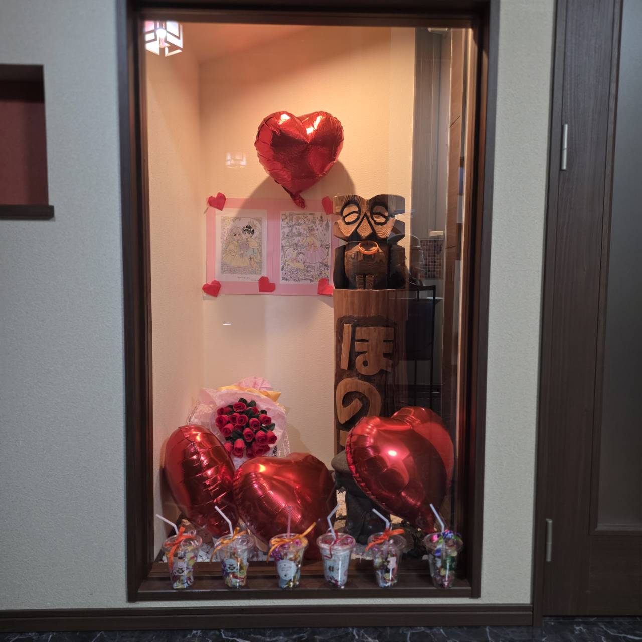 ほのか玄関 バレンタイン仕様