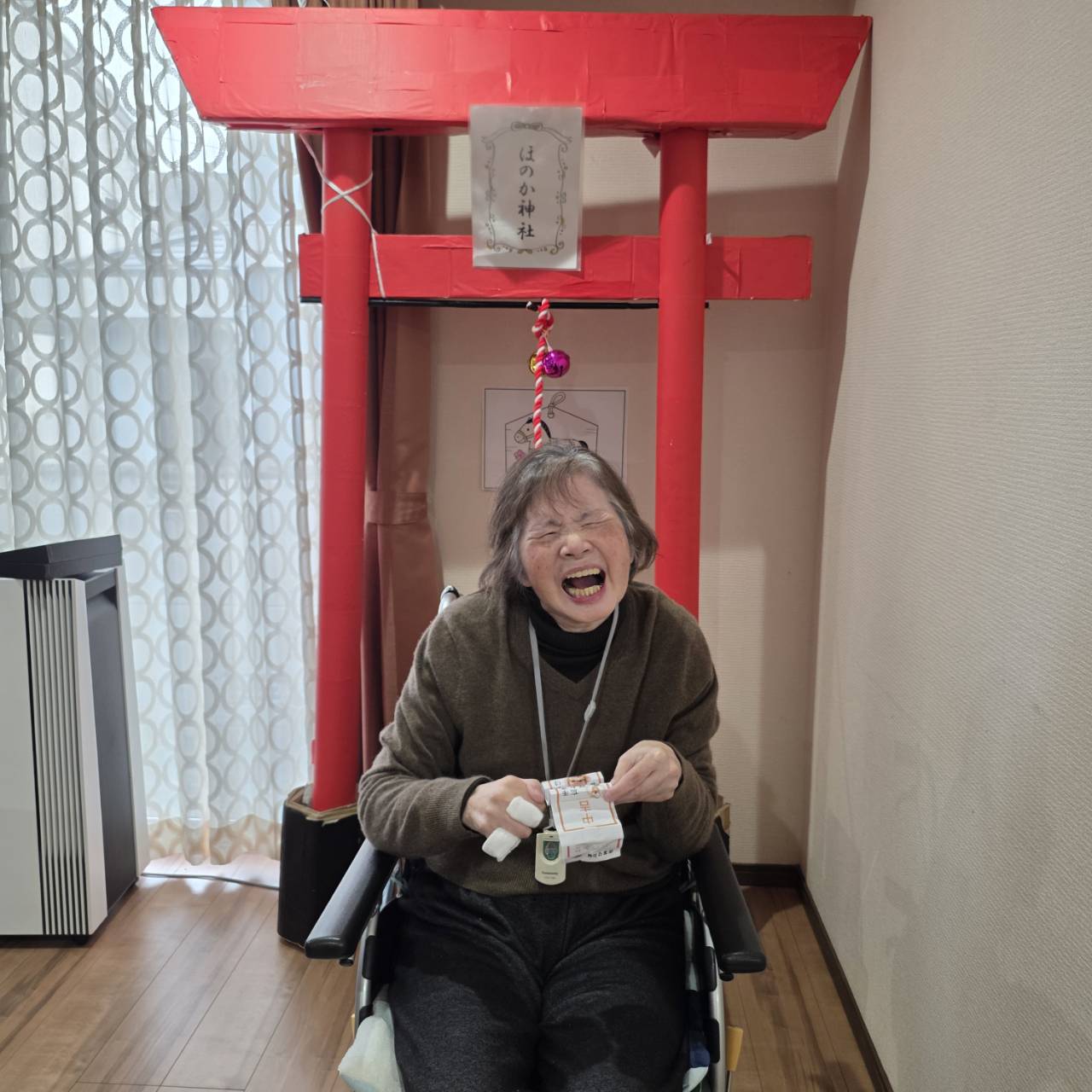 笑顔の利用者様D