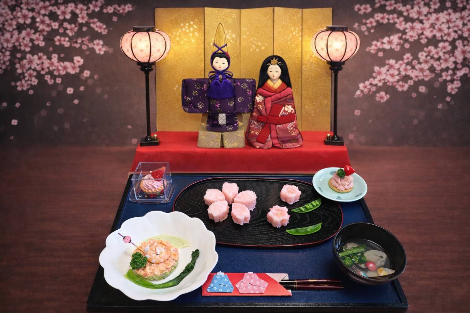 ひな祭りイベント食実物